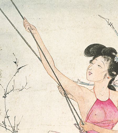 江城-胡也佛的仕女画和最知名的金瓶梅秘戏图